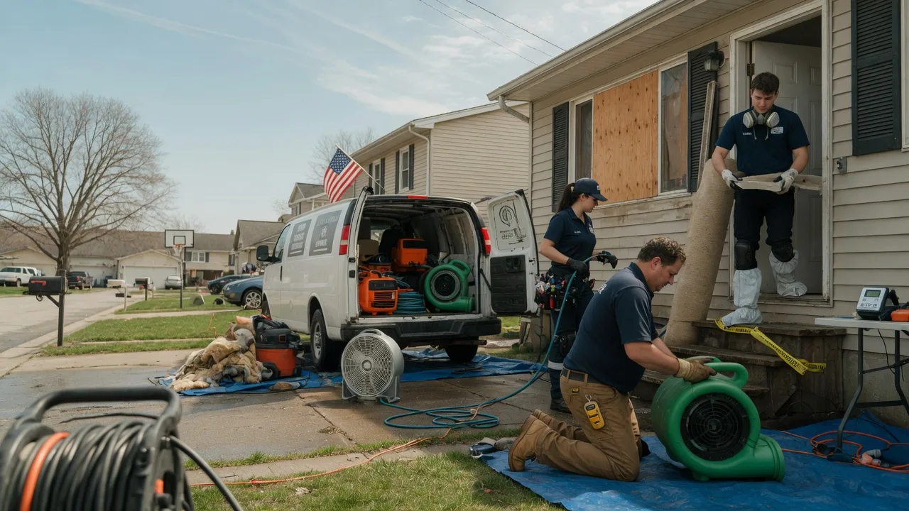 Water Damage Restoration in Central City, PA near me